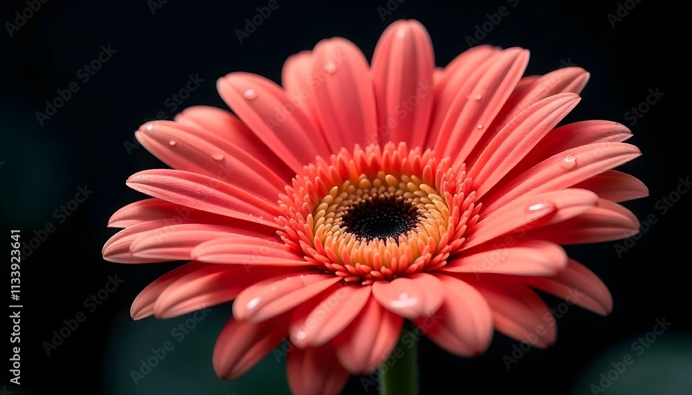red gerbera flower red gerbera flower