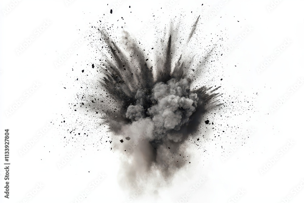 Dynamic Explosion Effect Captured with Incredible Detail Showcasing Energy and Motion Dynamic Explosion Effect Captured with Incredible Detail Showcasing Energy and Motion