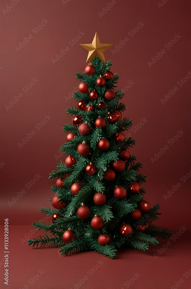 christmas tree and decorations christmas tree and decorations