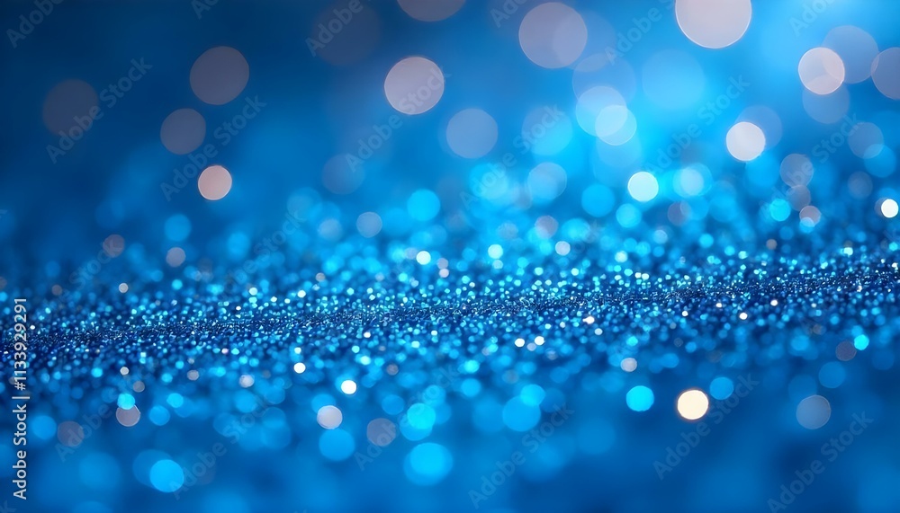 Blue glitter texture holidays background. Macro shot Blue glitter texture holidays background. Macro shot