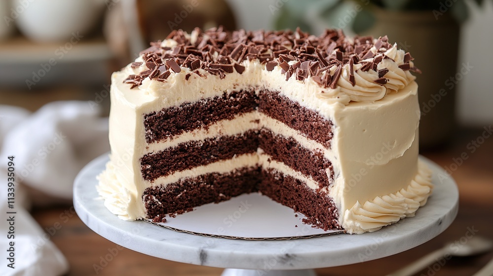 Decadent Chocolate Cake: A Sweet Treat Decadent Chocolate Cake: A Sweet Treat