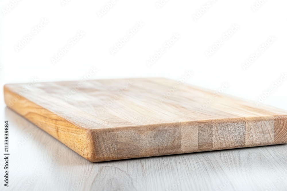 This wooden cutting board showcases natural grain patterns and a rustic appearance. It is displayed upright against a clean white background, emphasizing its functional design and aesthetic appeal in This wooden cutting board showcases natural grain patterns and a rustic appearance. It is displayed upright against a clean white background, emphasizing its functional design and aesthetic appeal in