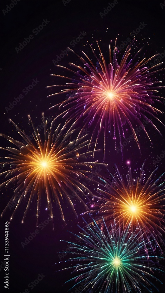 fireworks in the night sky fireworks in the night sky