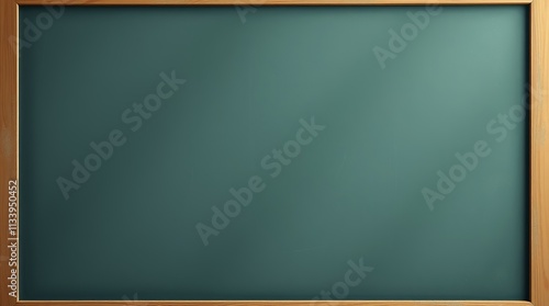 Blank Teal Chalkboard: A Wood Frame, Perfect For Adding your Own Message.