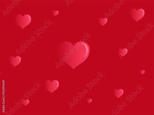 pink heart background. heart icon, like and love