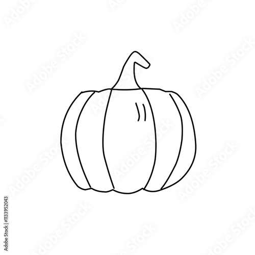 Pumpkin line icon