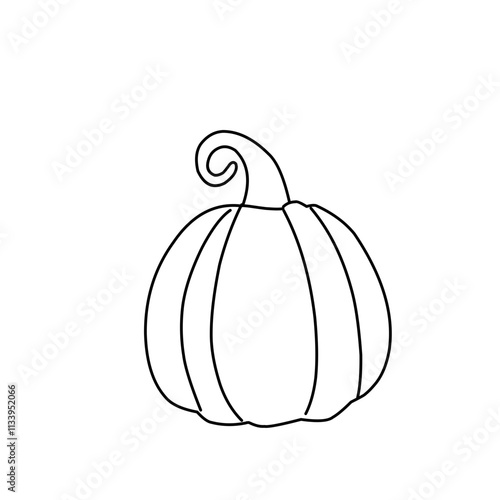 Pumpkin line icon