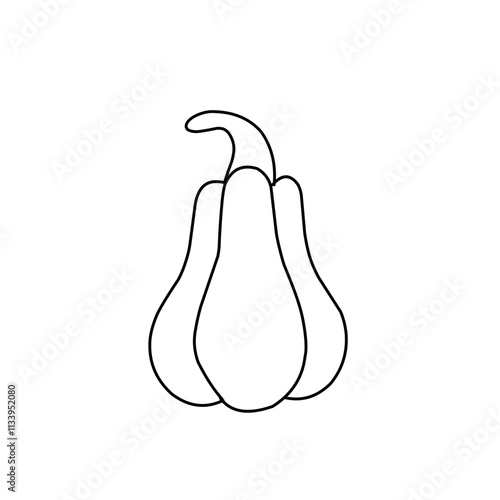 Pumpkin line icon