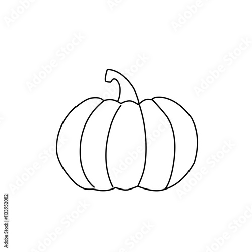 Pumpkin line icon