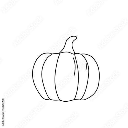 Pumpkin line icon