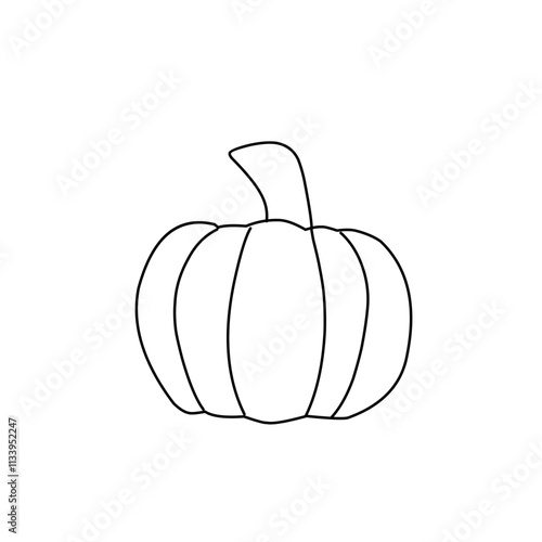 Pumpkin line icon