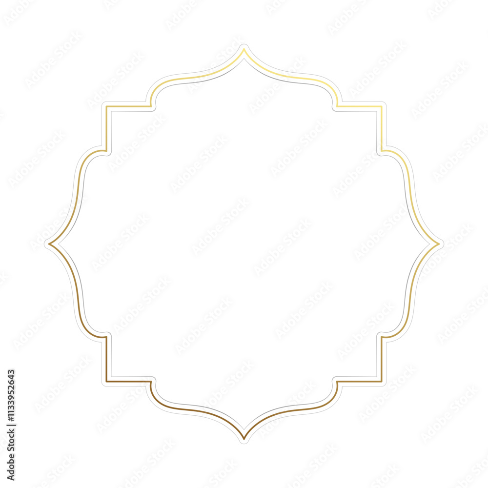 luxury golden arch islamic frame vector. arabic ramadan eid background decoration luxury golden arch islamic frame vector. arabic ramadan eid background decoration