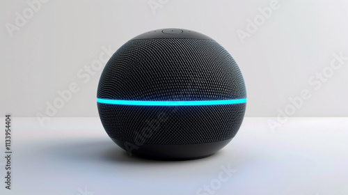 High-tech smart speaker with Alexa photo