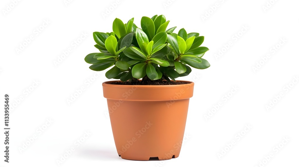 Lush Green Indoor Plant in a Simple Terracotta Pot Perfect for Home Decoration and Interior Spaces with Modern Aesthetic Appeal and Natural Touch Lush Green Indoor Plant in a Simple Terracotta Pot Perfect for Home Decoration and Interior Spaces with Modern Aesthetic Appeal and Natural Touch