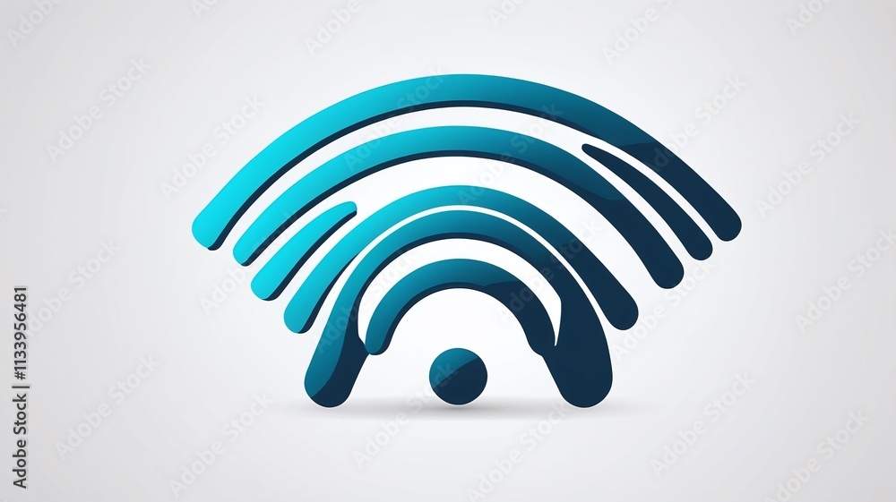 Wifi icon. Free wifi sign isolated icon. wi-fi network linear icon. signal sign and symbol. Public wifi area solid sign. Wifi icon wireless internet signal element flat symbol
