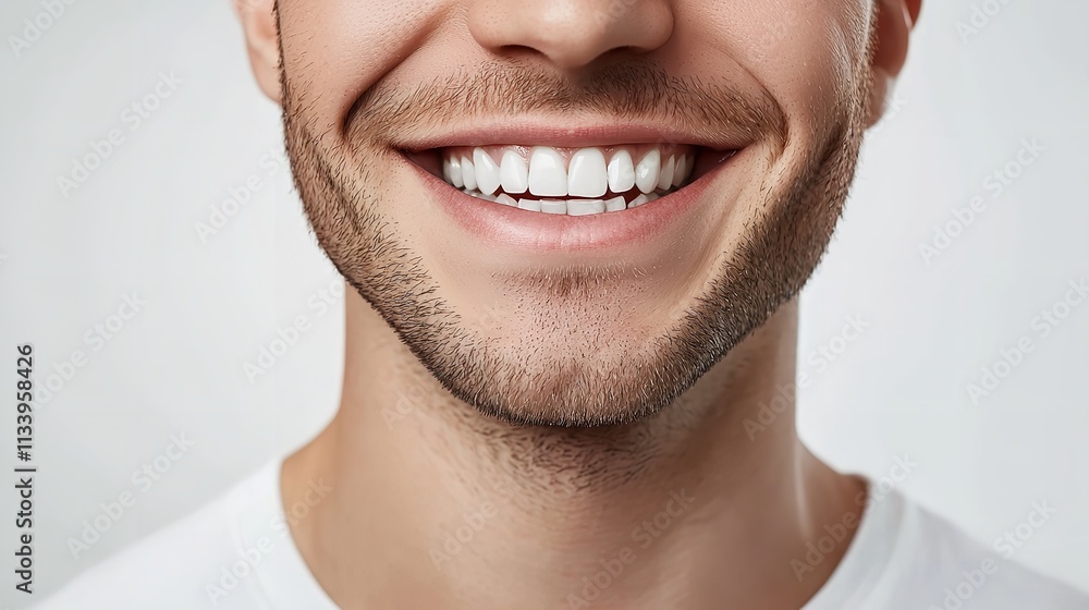 Close Up Portrait of a Handsome, Smart-Looking Man Smiling Close Up Portrait of a Handsome, Smart-Looking Man Smiling