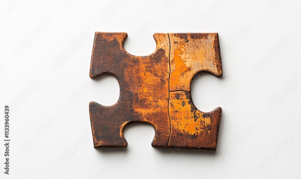 Fototapeta premium jigsaw puzzle with missing piece