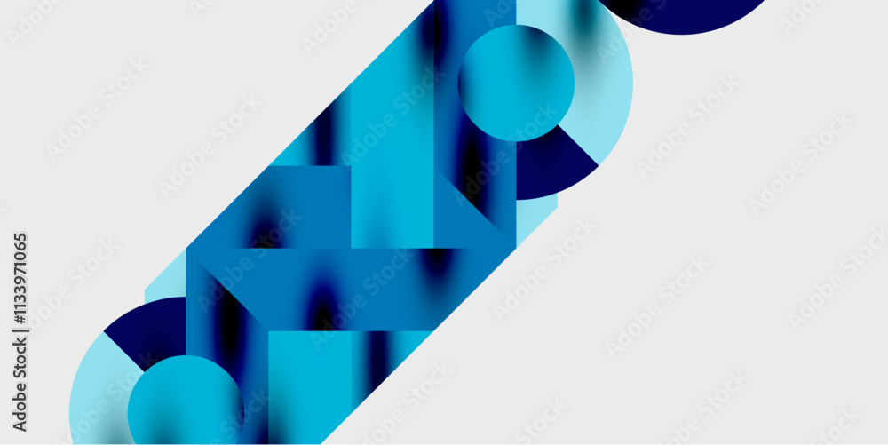 Detailed composition of circles, semicircles, and triangles with glossy effects and smooth gradients. A sleek and modern vector design for creative and tech-inspired projects Detailed composition of circles, semicircles, and triangles with glossy effects and smooth gradients. A sleek and modern vector design for creative and tech-inspired projects