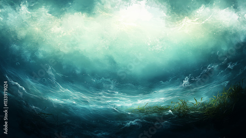 Peaceful Reflection in a Minimalist Space.