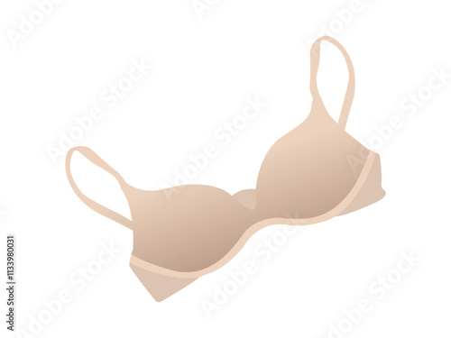 Modern Bra Vector Design Perfect for Lingerie Branding and Fashion Projects