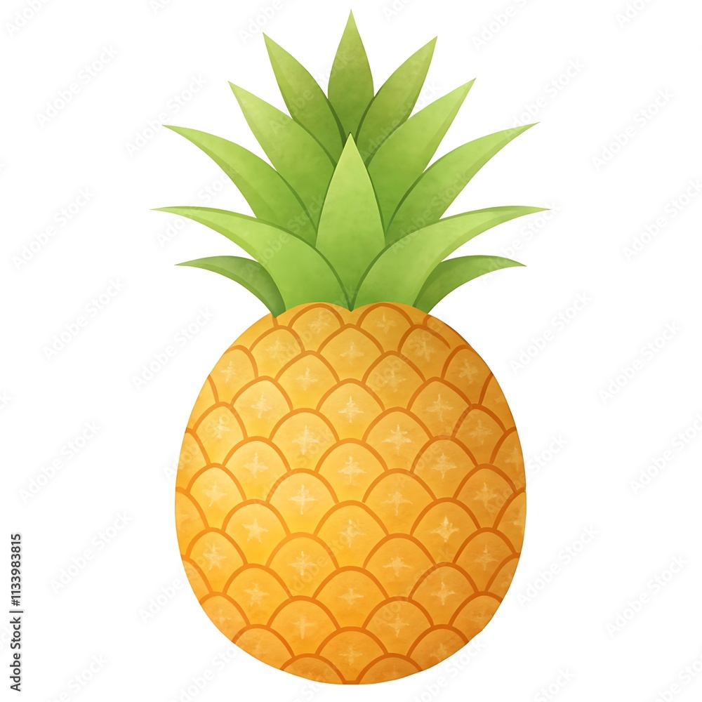 Grilled pineapple isolated on transparent background. Grilled pineapple isolated on transparent background.