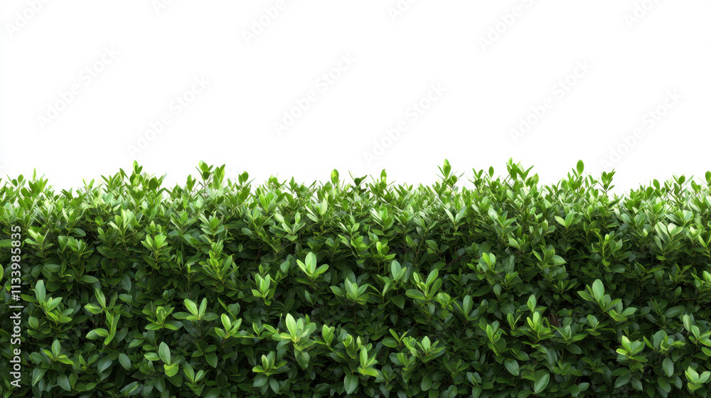Bush or shrub wall isolated isolated on white background for graphic design. Bush or shrub wall isolated isolated on white background for graphic design.