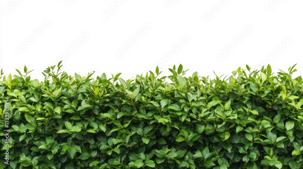 Bush or shrub wall isolated isolated on white background for graphic design. Bush or shrub wall isolated isolated on white background for graphic design.