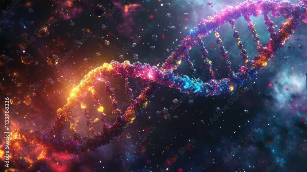 Cosmic DNA: A Symphony of Life Cosmic DNA: A Symphony of Life