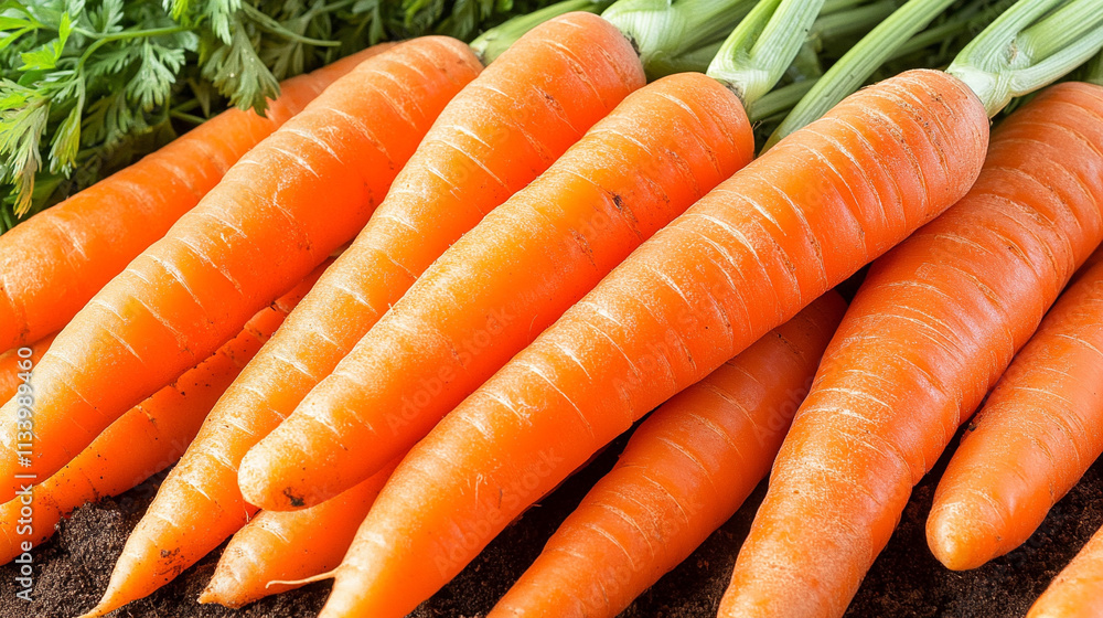 close-up view of ripe carrots growing in a garden, symbolizing nature’s abundance, growth, and nourishment, representing the connection between earth and human sustenance close-up view of ripe carrots growing in a garden, symbolizing nature’s abundance, growth, and nourishment, representing the connection between earth and human sustenance