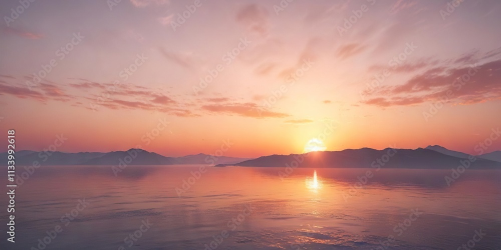 Sunset fade to white with subtle noise texture background , soft glow, hazy sky Sunset fade to white with subtle noise texture background , soft glow, hazy sky