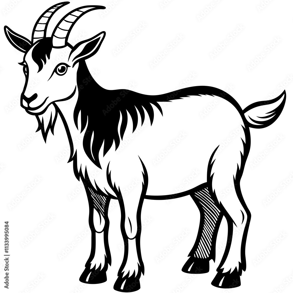 Goat vector illustration ,Goat Head svg, Goat Face svg, Farm Animal svg - Vector, Clipart, Cricut, CNC, Laser, Vinyl Cutter, Goat vector illustration ,Goat Head svg, Goat Face svg, Farm Animal svg - Vector, Clipart, Cricut, CNC, Laser, Vinyl Cutter,