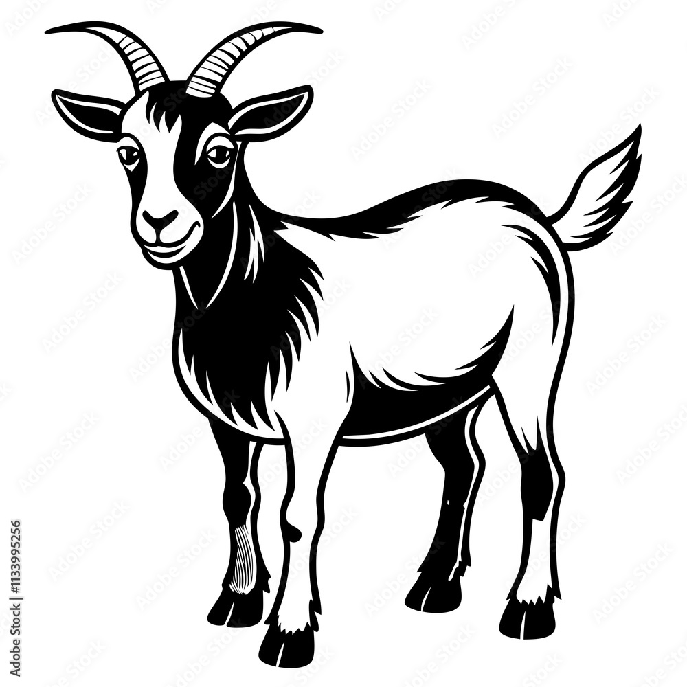 Goat vector illustration ,Goat Head svg, Goat Face svg, Farm Animal svg - Vector, Clipart, Cricut, CNC, Laser, Vinyl Cutter, Goat vector illustration ,Goat Head svg, Goat Face svg, Farm Animal svg - Vector, Clipart, Cricut, CNC, Laser, Vinyl Cutter,