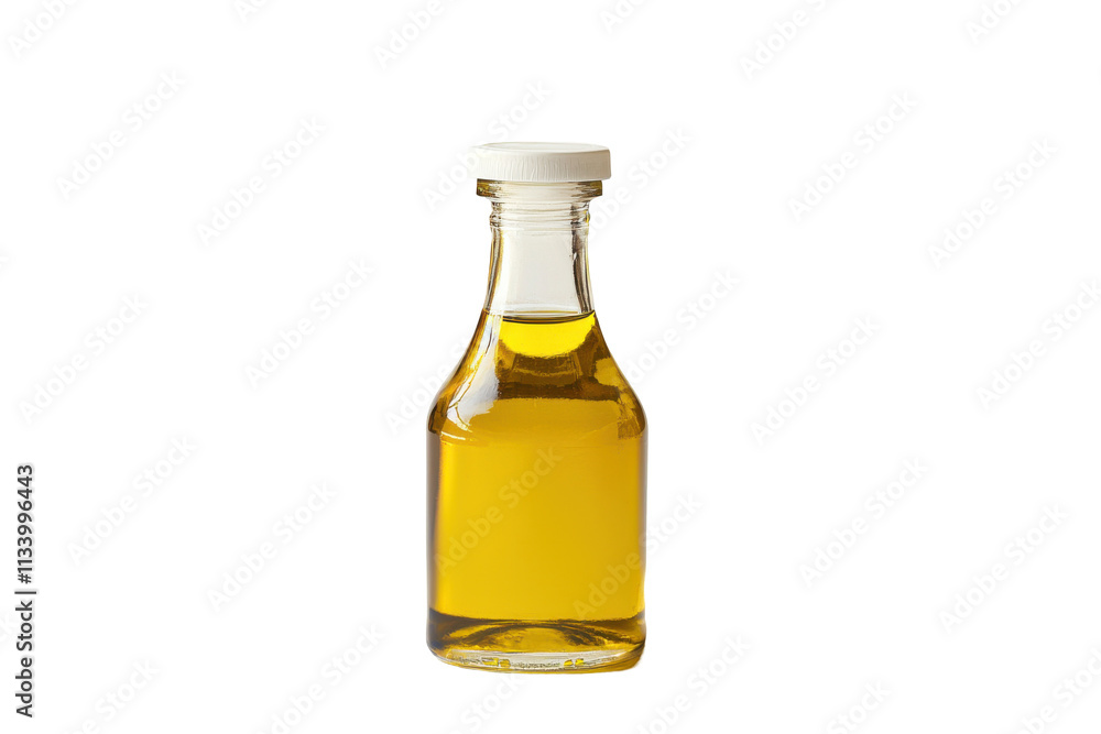 Oil Bottle Stands Tall Isolated on PNG Transparent Background Oil Bottle Stands Tall Isolated on PNG Transparent Background
