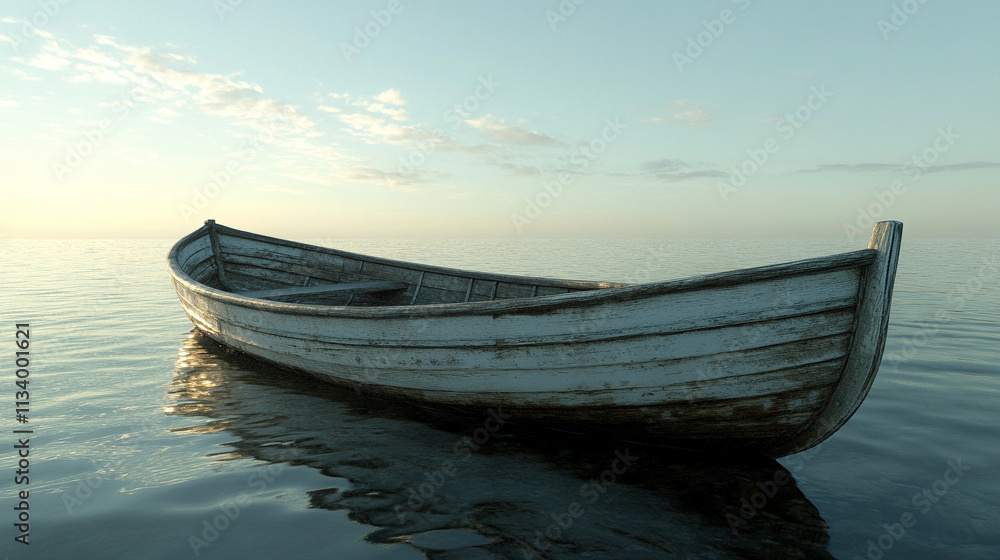 An old wooden boat rests gently on the sea near the shore, symbolizing tranquility, nostalgia, and a journey. The blurred background creates a sense of calm and contemplation, evoking memories of adve An old wooden boat rests gently on the sea near the shore, symbolizing tranquility, nostalgia, and a journey. The blurred background creates a sense of calm and contemplation, evoking memories of adve