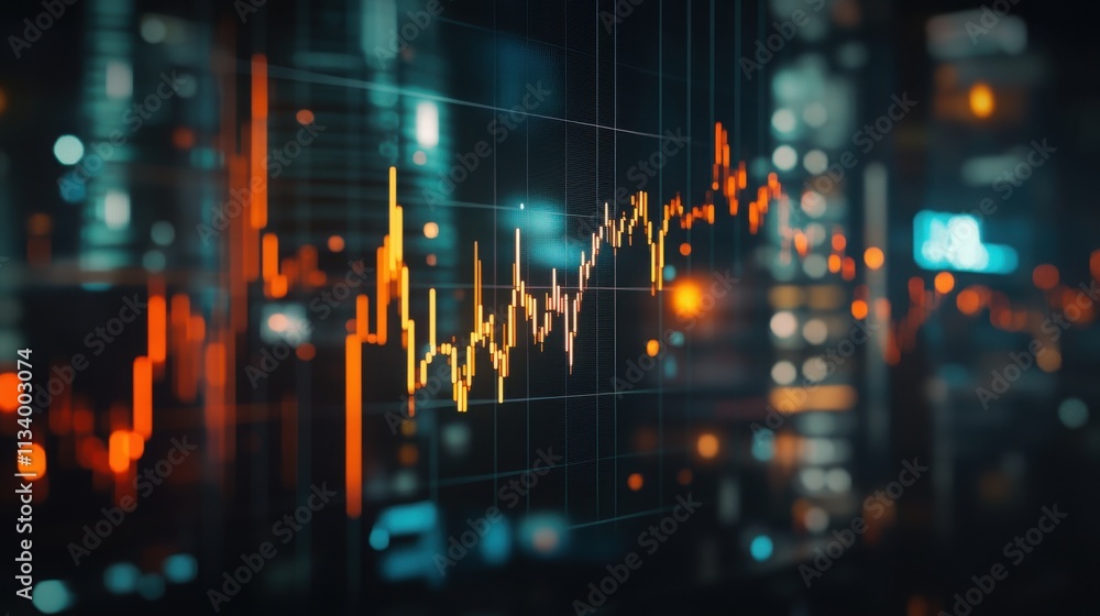 Sharp 2025 candlestick chart representation of stocks and commodities on white. Sharp 2025 candlestick chart representation of stocks and commodities on white.