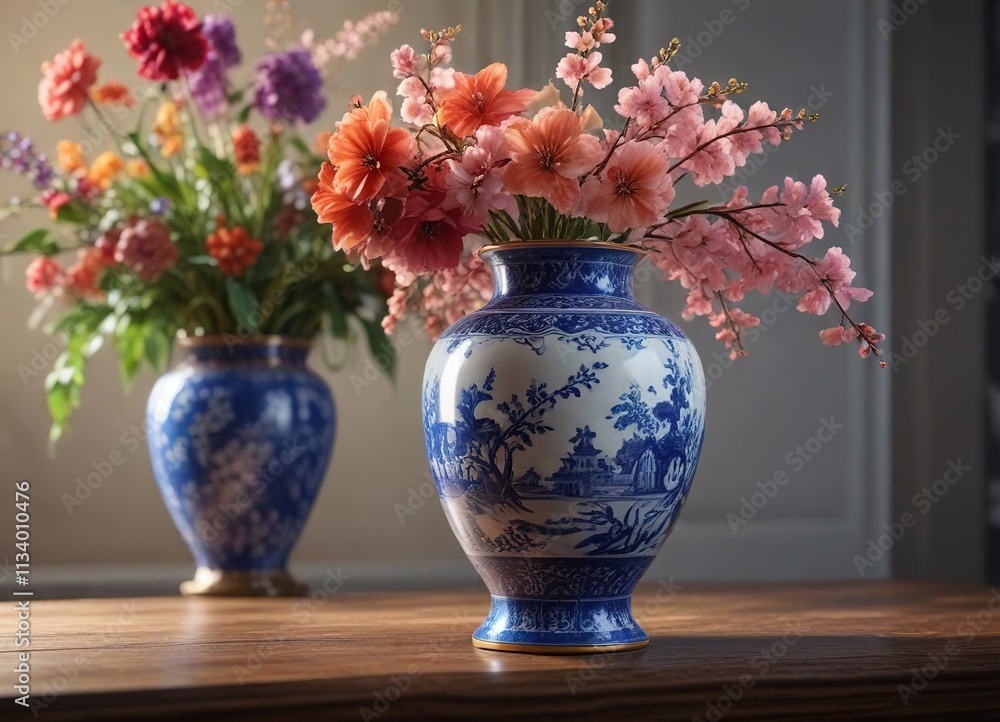 custom made wallpaper toronto digitalAn antique porcelain vase overflowing with a fragrant, shimmering liquid, luminous draught , shimmering liquid, glowing elixir