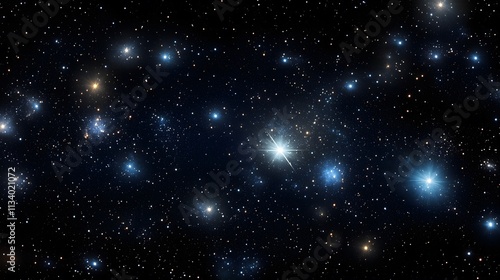 Wallpaper Mural A Night Sky Filled With Numerous Stars Torontodigital.ca