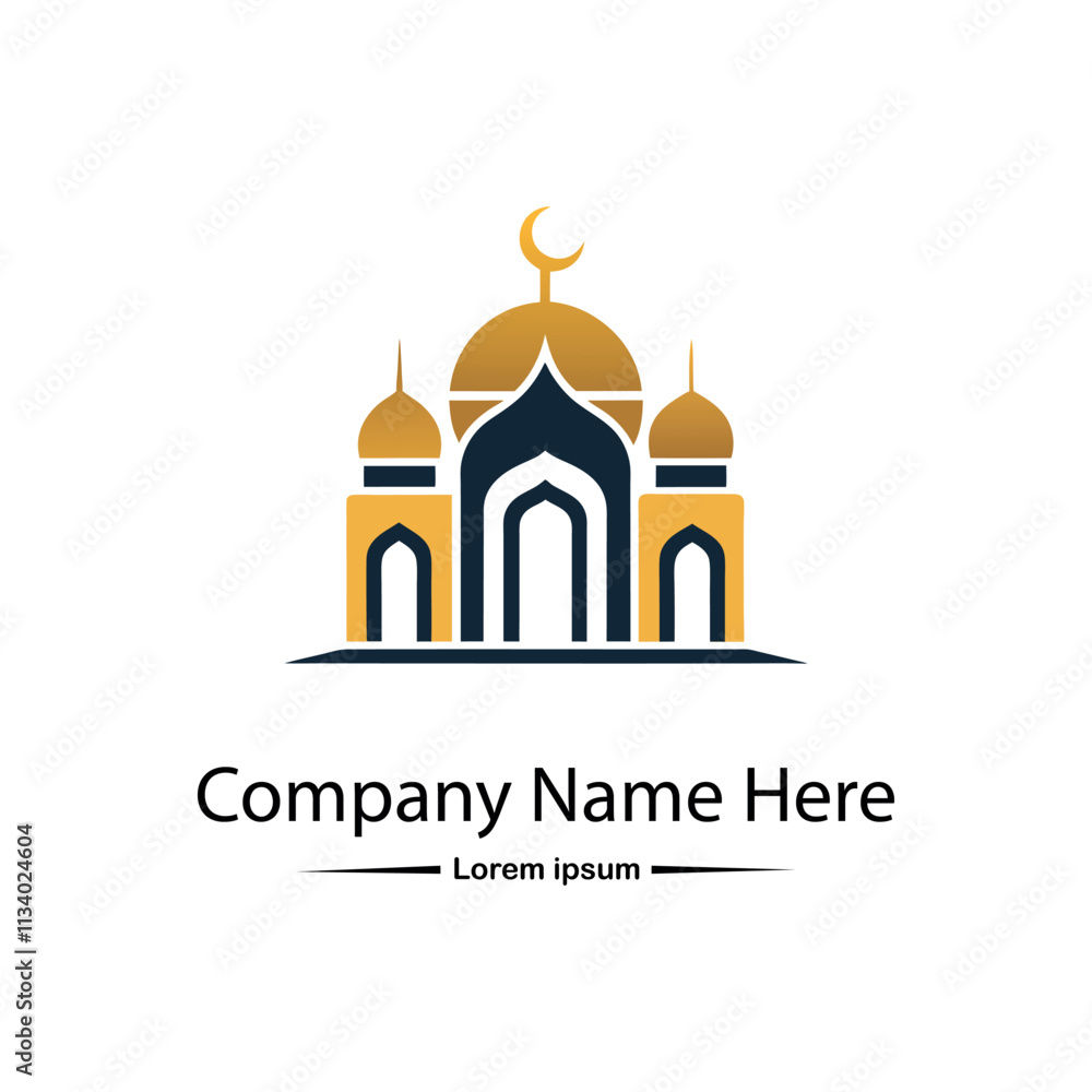 Obraz premium Mosque logo