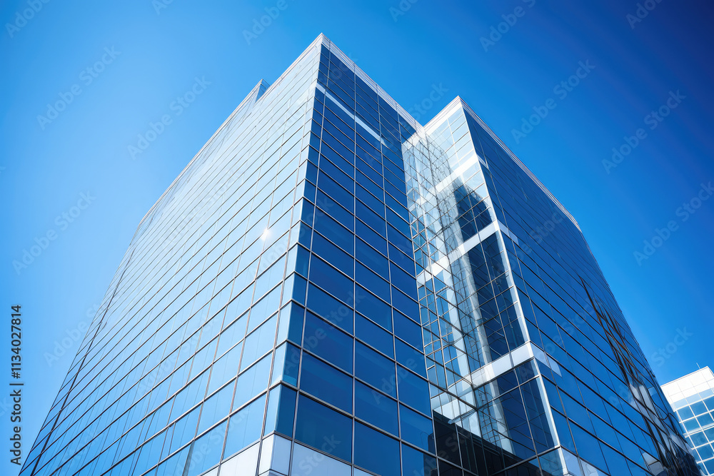 Corporate Elegance: Soaring Glass Skyscraper Corporate Elegance: Soaring Glass Skyscraper