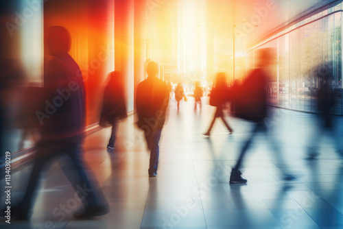 Wallpaper Mural Vibrant Urban Life in a Busy City Corridor Torontodigital.ca