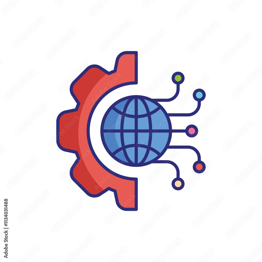 Digital Transformation vector icon Digital Transformation vector icon