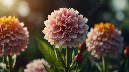 orange tiger lily. Genrative.ai 