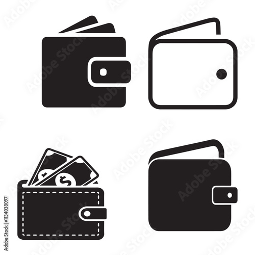 Wallet vector|Wallet texture vector|Stylish wallet vector|Portable wallet vector|Clutch wallet|Functional wallet vector|wallet vector|Small wallet vector|Durable wallet vector design icon symbol set