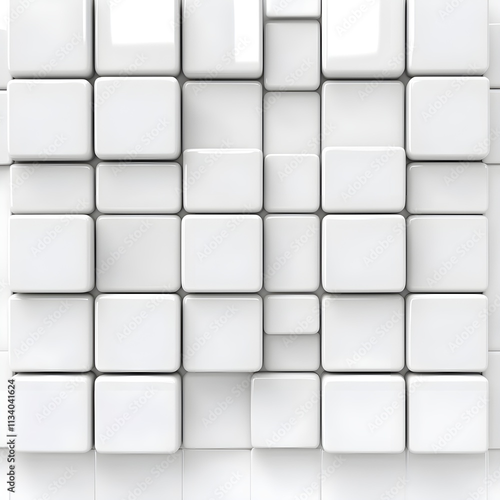 Abstract White Squares Pattern for Background or Texture in Modern Design and Art Projects Abstract White Squares Pattern for Background or Texture in Modern Design and Art Projects