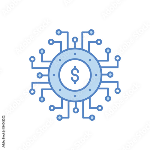 Digital Currency vector icon