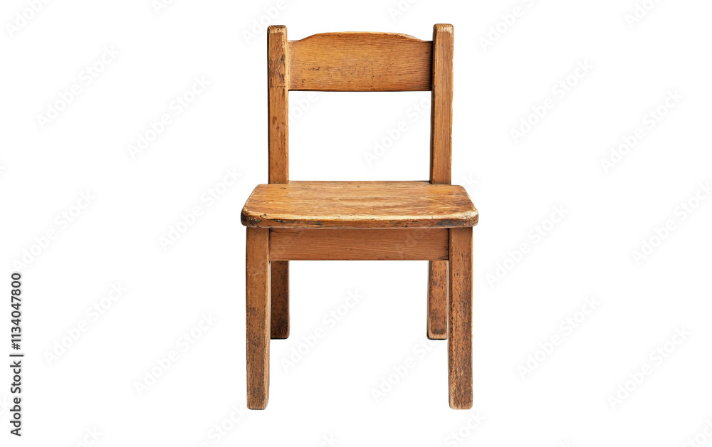 Wooden Chair for Little Kids isolated on transparent Background Wooden Chair for Little Kids isolated on transparent Background