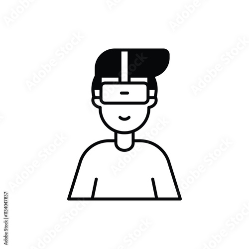 Virtual Reality vector icon