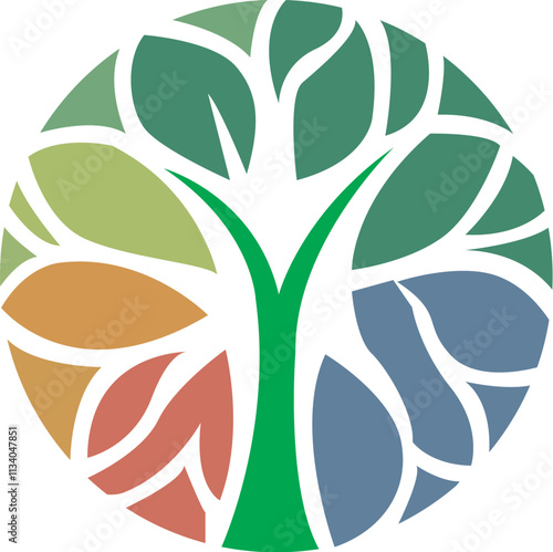 Family Tree And Roots Logo Design. Family Tree Symbol Icon Logo Design Pro Vector