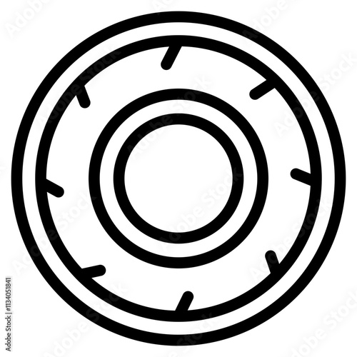 Tire car icon