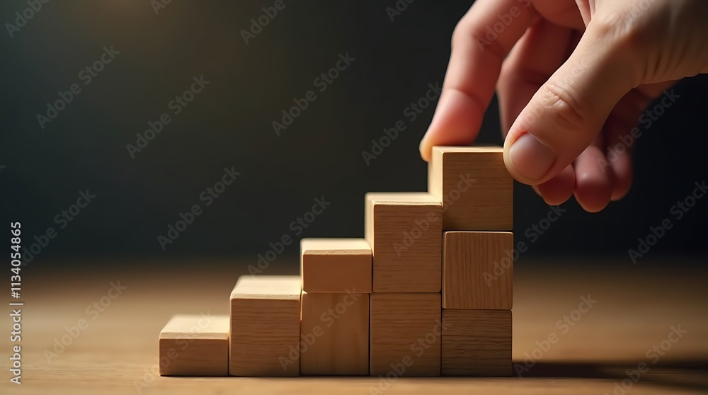 The idea of creating a strong foundation for success The idea of creating a strong foundation for success